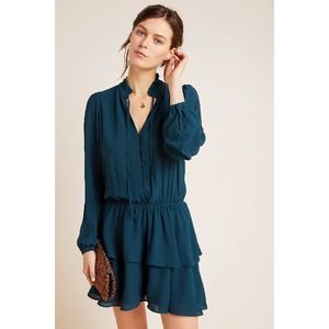 Yumi Kim XS Blue Green Love Always Short Mini Dress